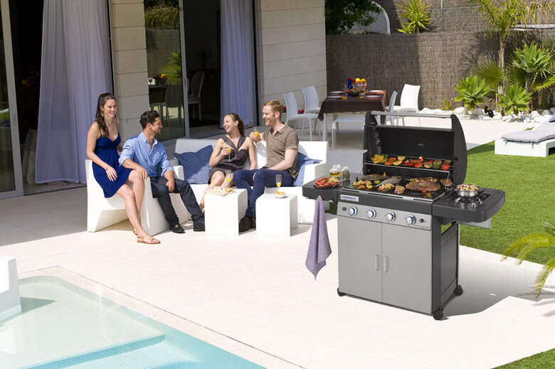 Campingaz 4 Series Classic LS Plus Barbecue Zona cottura Gas Nero, Grigio 12800 W