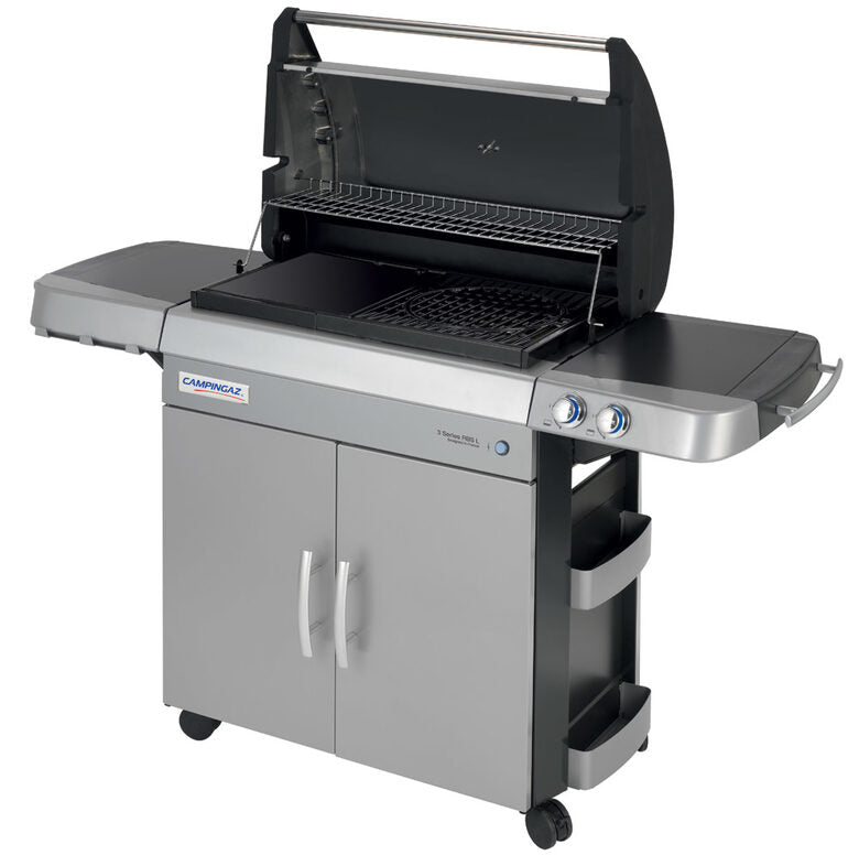 Campingaz 3 Series RBS L Barbecue Zona cottura Gas Nero, Grigio 9400 W