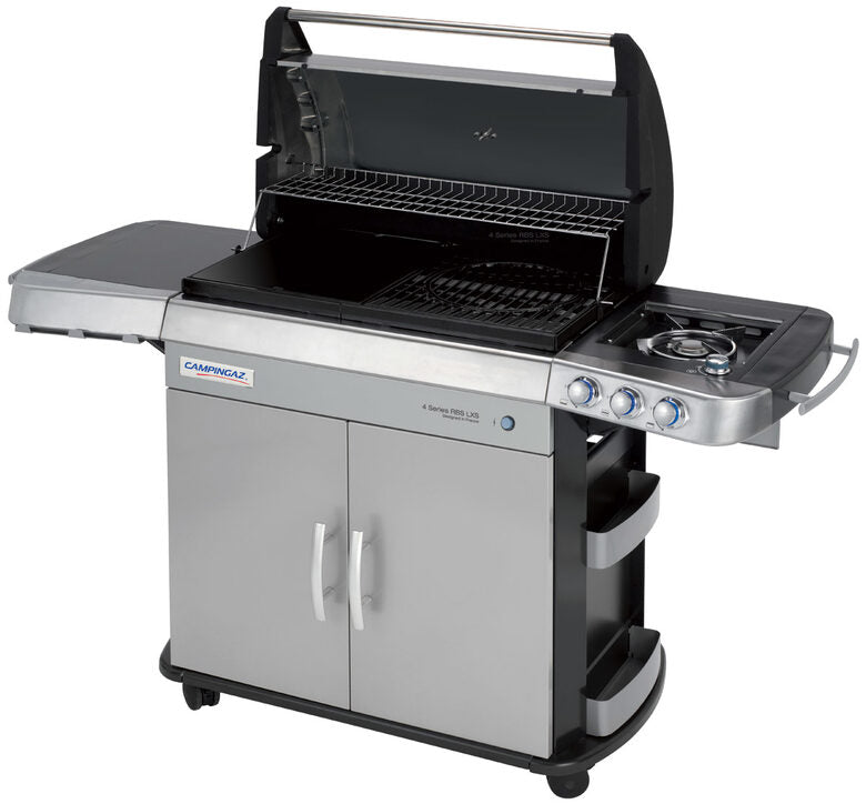 Campingaz 4 Series RBS LXS Barbecue Zona cottura Gas Nero, Grigio 12400 W