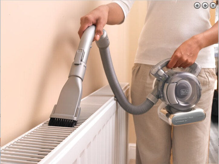 Black & Decker PD1820LF aspirapolvere senza filo Nero, Cromo Senza sacchetto