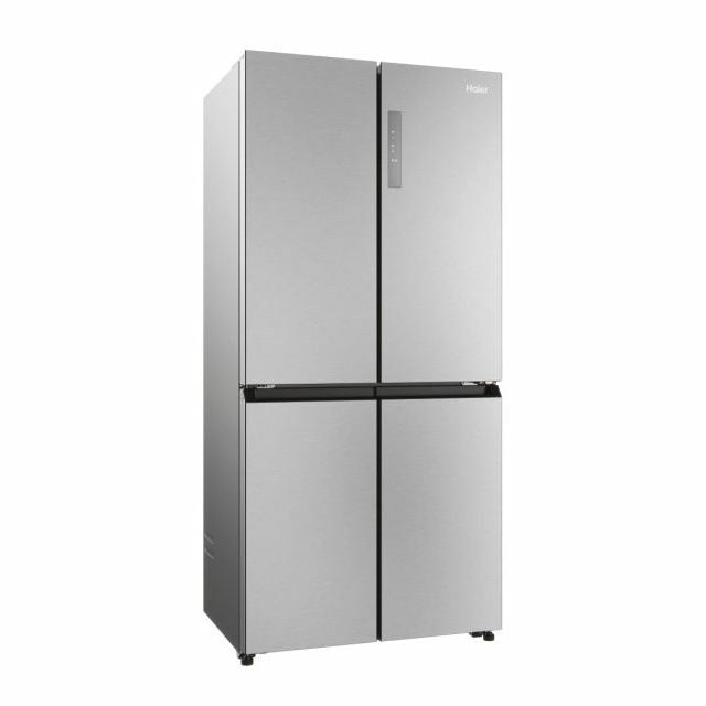 Haier HCR3818ENMM Cube 83 Serie 3 Frigorifero Side By Side Libera Installazione 467 L E Platino Stainless steel