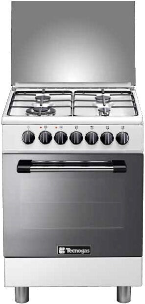Tecnogas P664MW cucina Piano cottura Gas Bianco A