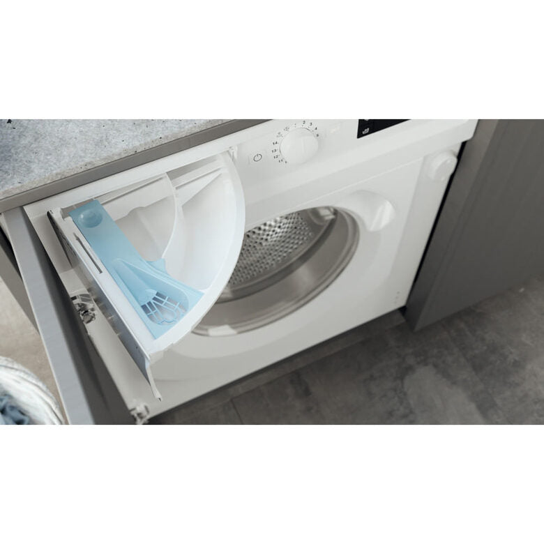 Hotpoint BI WMHG 71483 EU N Lavatrice a Incasso Caricamento frontale 7 kg 1400 Giri/min D Bianco