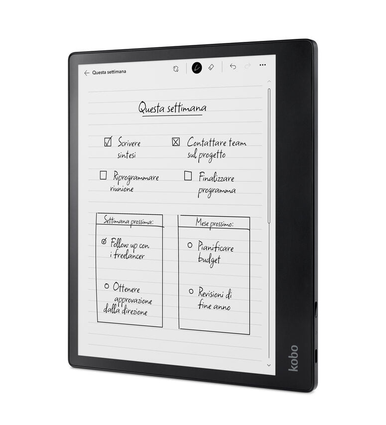 Rakuten Kobo Elipsa 2E lettore e-book reader Touch screen 32 GB Wi-Fi Nero