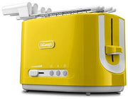 De’Longhi CTE 2303.Y tostapane 2 fetta/e 550 W Arancione, Bianco