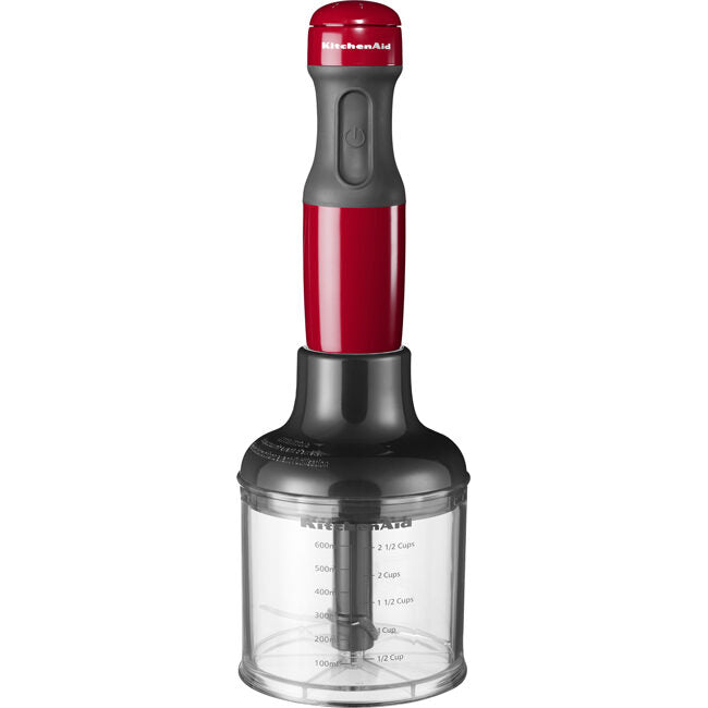KitchenAid 5KHB2571 1 L Frullatore ad immersione 180 W Rosso, Acciaio inossidabile