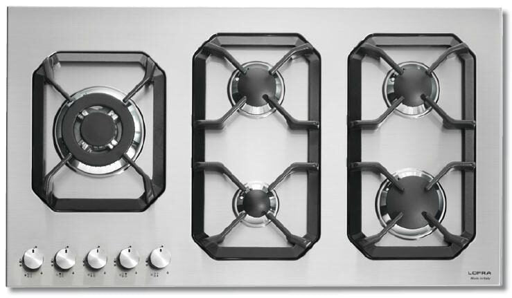 Lofra HLS9B0 Piano Cottura Stainless steel Da incasso Gas 5 Fornello(i)