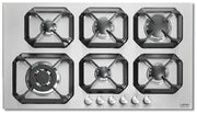 Lofra HLS9S0 Piano Cottura Stainless steel Da incasso Gas 6 Fornello(i)