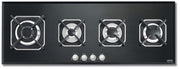 Lofra HGN190 Piano Cottura Nero Da incasso Gas 4 Fornello(i)