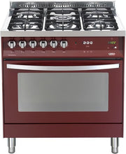 Lofra PRG86GVT/C Cucina Gas Borgogna