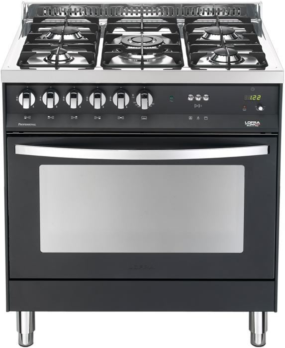 Lofra PNMG86GVT/C Cucina Gas Nero