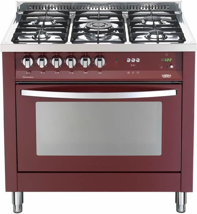 Lofra PRG96GVT/C Cucina Piano cottura Gas Borgogna A