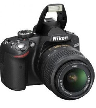 Nikon D3200 + NIKKOR 18-55mm VR II Kit fotocamere SLR 24,2 MP CMOS 6016 x 4000 Pixel Nero