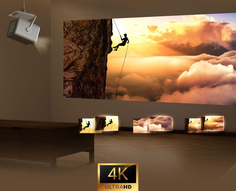 Hisense Videoproiettore Laser M2 PRO 4K UHD fino 200", Silver