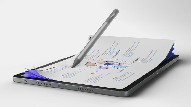 Lenovo Idea Tab - Display 11" 2.5K (2560x1600) IPS 500nits 90Hz - CPU MediaTek Dimensity 6300 - RAM 6GB - Memoria 128GB UFS - Grafica ARM Mali G57 MC2 - Connettività WiFi + 5G Slot Nano-SIM & MicroSD - Android 15 - Tab Pen Inclusi