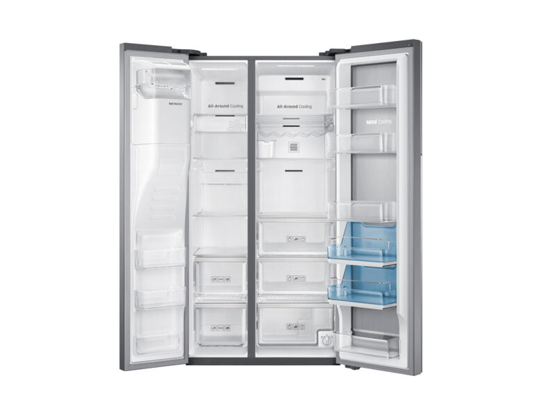 Samsung RH57H90707F frigorifero side-by-side Libera installazione 570 L Acciaio inossidabile