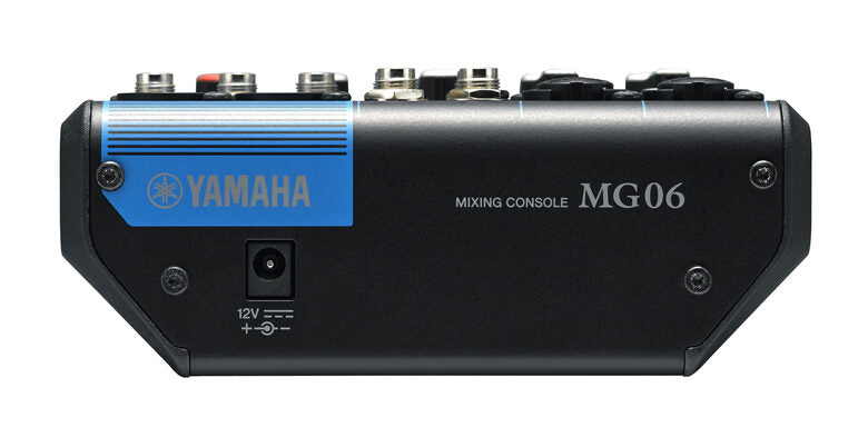 Yamaha MG06 mixer audio 6 canali Nero
