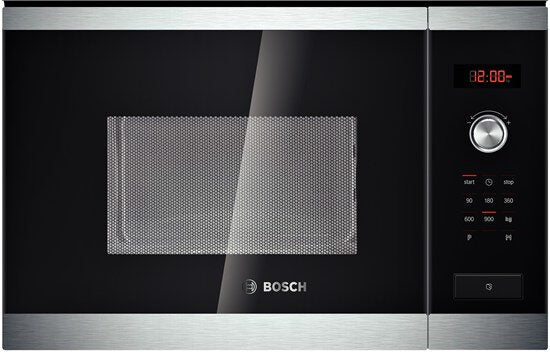 Bosch HMT84M654 Forno a Microonde Da Incasso 25 L 900 W Nero, Argento