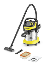 Kärcher WD 5 Premium Bidone Aspiratutto Nero, Metallico, Giallo 25 L 1100 W