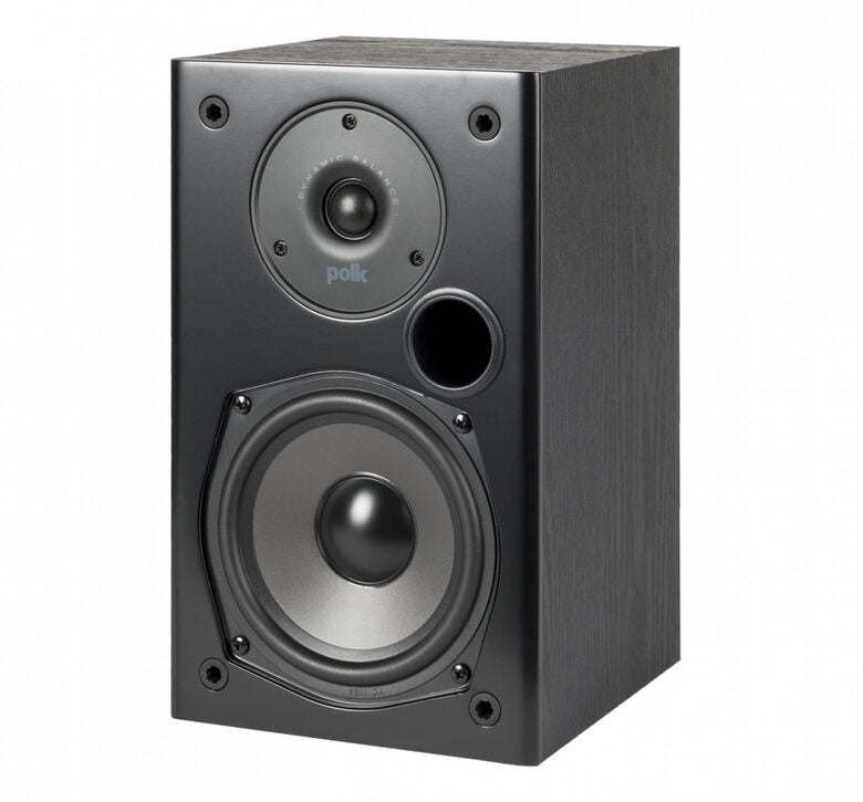 Polk Audio Coppi di Diffusori T15 Bookshelf a 2 Vie, Coppia Nero