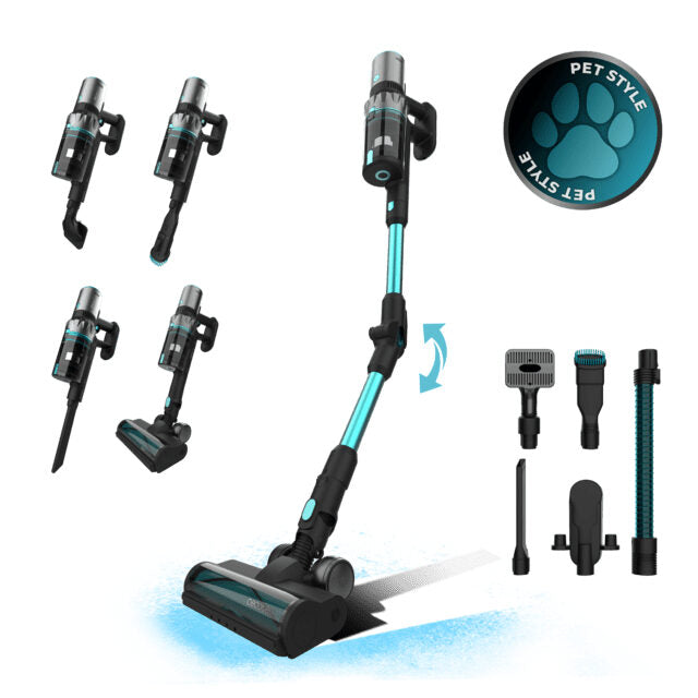 Cecotec Conga Rockstar 2500 aspirapolvere senza filo Nero Sacchetto per la polvere