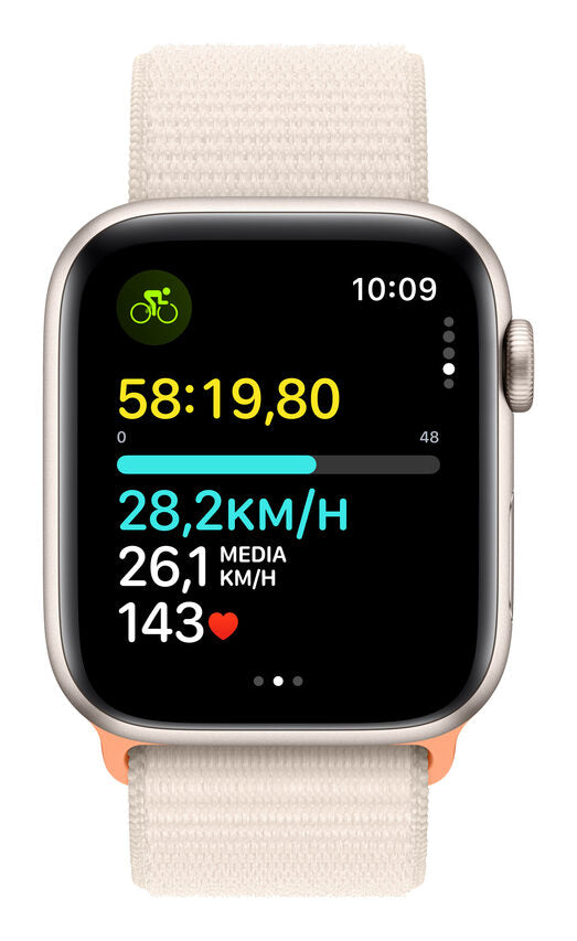Apple Watch SE GPS Cassa 44mm in Alluminio Galassia con Cinturino Sport Loop Galassia