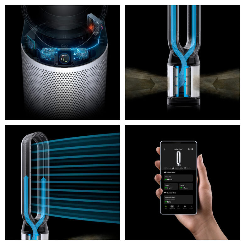 Dyson Purificatore d'aria Cool 27 m² 61,4 dB Bianco