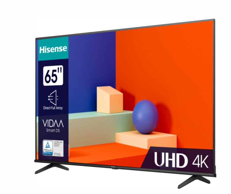 Hisense 65A69K Televisione Smart TV 65 Pollici Led 4K Ultra Hd Wi-fi Nero, Grigio