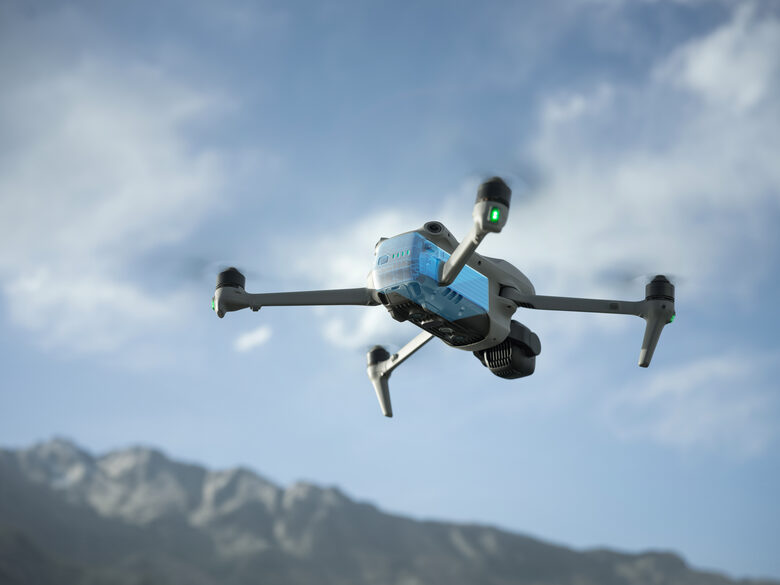 DJI Air 3s Drone RC-N3 4 rotori Quadrirotore 50 MP 3840 x 2160 Pixel 4276 mAh Grigio