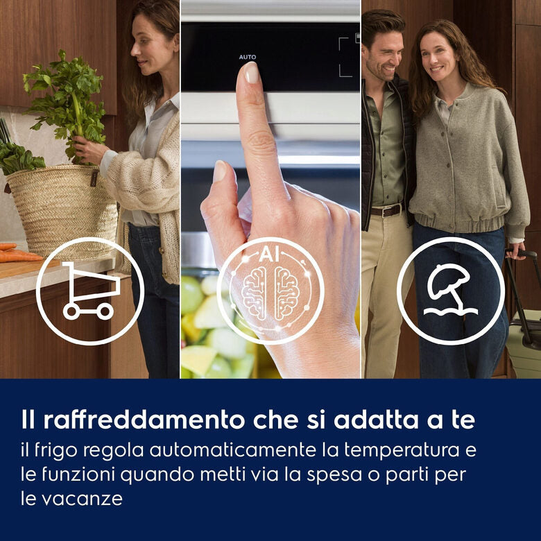 Electrolux Frigorifero Combinato Multiflow Classe D ENA7CD19S
