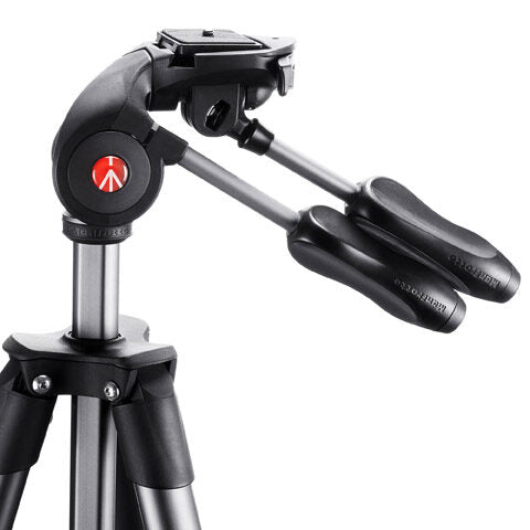 Manfrotto MKCOMPACTADV-BK treppiede Fotocamere digitali/film 3 gamba/gambe Nero