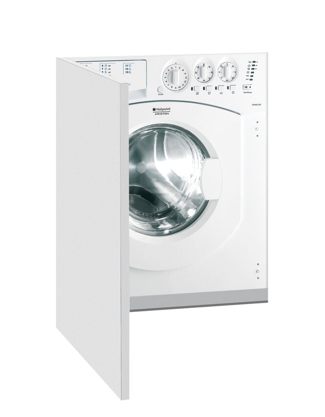 Hotpoint CAWD 129 (EU) lavasciuga Da incasso Caricamento frontale Bianco