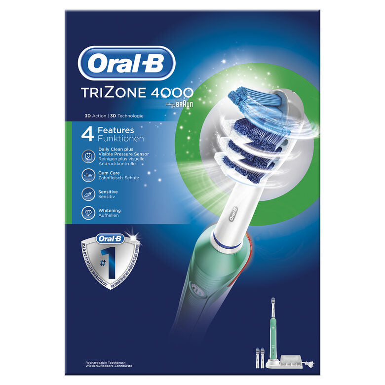Oral-B TriZone 4000 Adulto Spazzolino TriZone Turchese