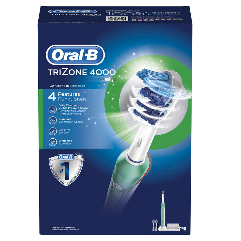 Oral-B TriZone 4000 Adulto Spazzolino TriZone Turchese