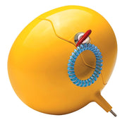 Meliconi GUSCIOBOX bright yellow Armadietto portaoggetti Ovale Plastica, Acciaio inossidabile Giallo