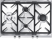 Smeg SRV574GHN3 piano cottura Acciaio inossidabile Da incasso Gas 4 Fornello(i)