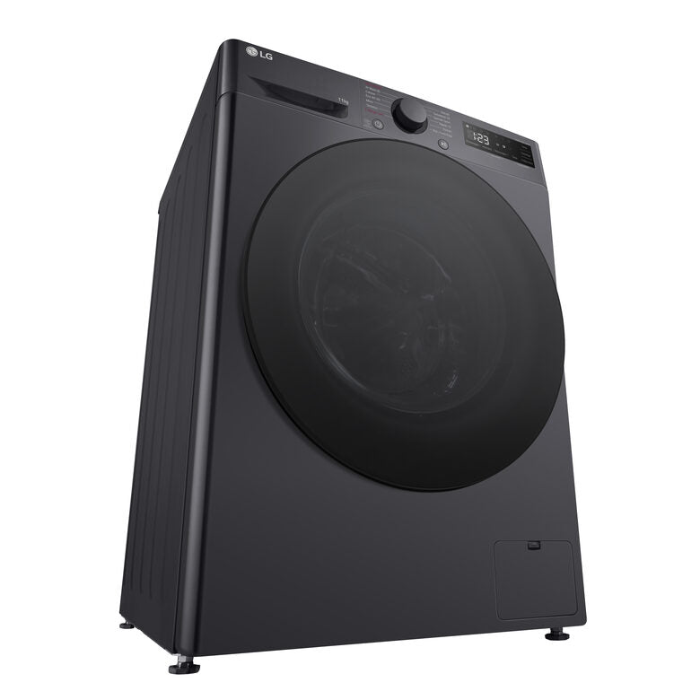 LG F4R5011TSMB Lavatrice 11kg AI DD, Classe A-10%, 1400 giri, TurboWash, Vapore