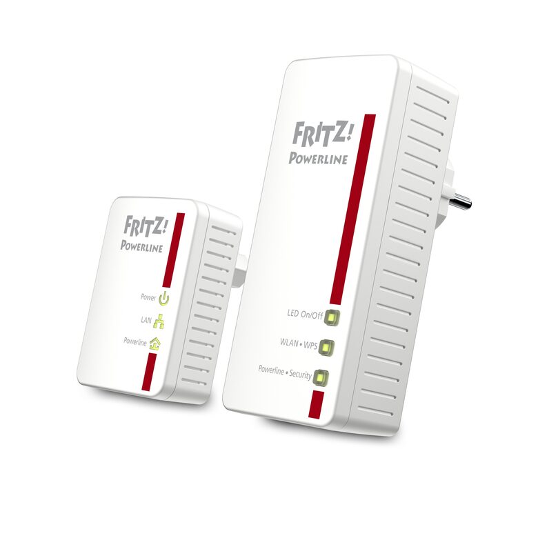 FRITZ! Powerline 540E WLAN Set International 500 Mbit/s Collegamento ethernet LAN Wi-Fi Bianco 2 pz