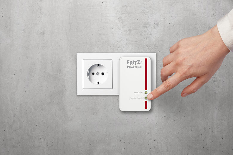 FRITZ! Powerline 540E WLAN Set International 500 Mbit/s Collegamento ethernet LAN Wi-Fi Bianco 2 pz