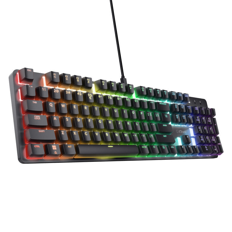 Trust GXT 871 Zora tastiera Gaming USB Italiano Nero