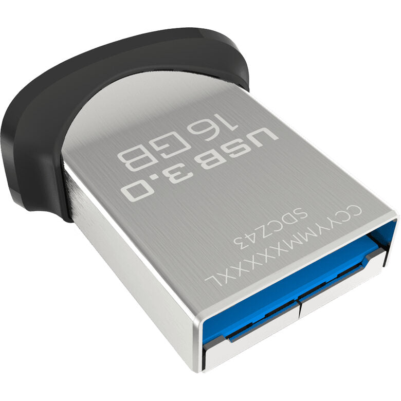 SanDisk Ultra Fit unità flash USB 16 GB USB tipo A 3.2 Gen 1 (3.1 Gen 1) Nero
