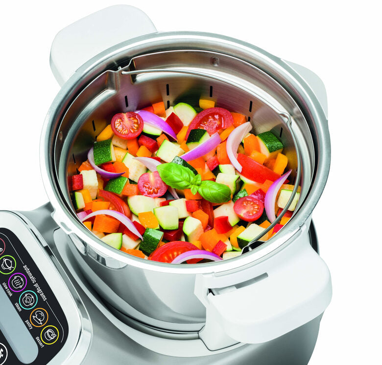 Moulinex Cuisine Companion robot da cucina 1550 W 4,5 L Argento, Bianco