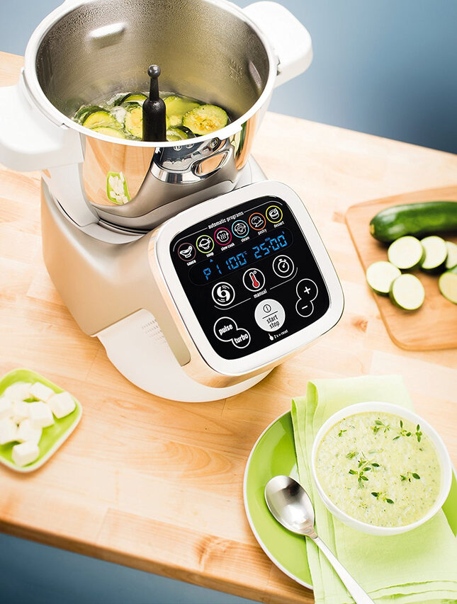 Moulinex Cuisine Companion robot da cucina 1550 W 4,5 L Argento, Bianco