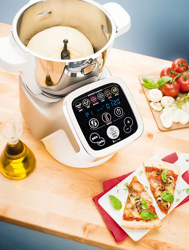 Moulinex Cuisine Companion robot da cucina 1550 W 4,5 L Argento, Bianco