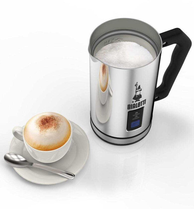 Bialetti MK01 Schiumatore per latte automatico Acciaio inossidabile