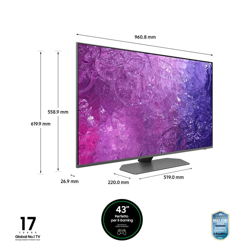 Samsung Series 9 Neo QLED 4K 43" QN90C Smart Tv