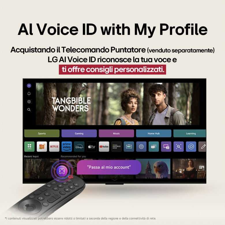 LG UHD AI 43UA75006LA TV Serie UA75 43'' 4K, α7 Gen8, HDR10, 20W, 3 HDMI con Game Optimizer, Smart TV WebOS 25