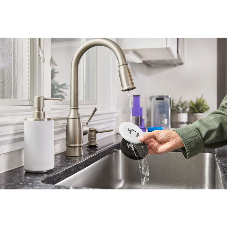 Black & Decker BHFEA640WG Aspirapolvere a bastone Batteria Secco Ciclonico Senza sacchetto 0,75 L Nero, Acciaio inox