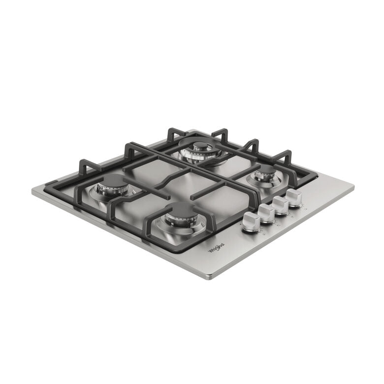 Whirlpool TGML 661 IX R Acciaio inossidabile Da incasso 58 cm Gas 4 Fornello(i)
