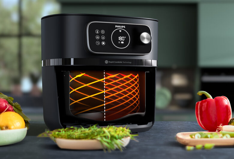 Philips 7000 series HD9876/90 Airfryer, 8.3L, Friggitrice 22-in-1, App per ricette